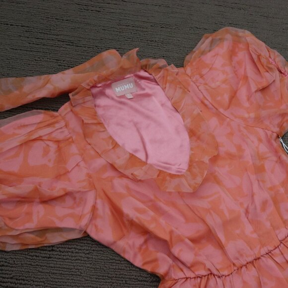 NWT Show Me Your Mumu Jennie Ann Dress Flirty Floral - Size Small - Picture 5 of 7